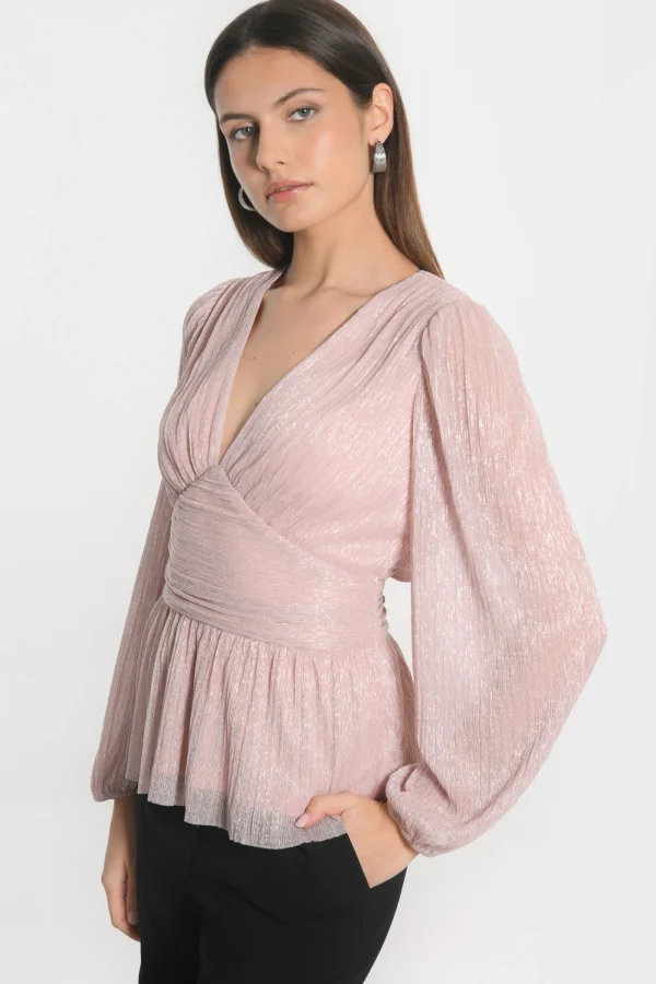 KOOKAÏ BLOUSE - AGLAE - Rose Discount