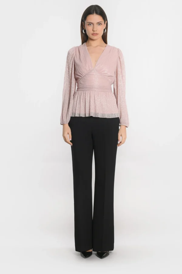 KOOKAÏ BLOUSE - AGLAE - Rose Discount