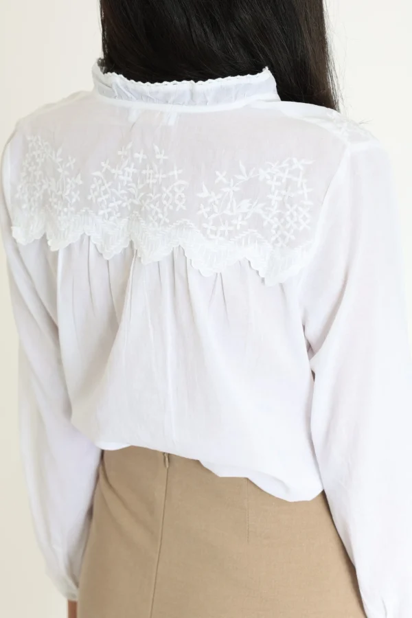 KOOKAÏ BLOUSE CHEMISE CLEO Blanc New