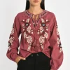 KOOKAÏ BLOUSE HANNAH BOIS DE ROSE Boisderose Sale