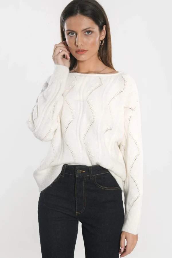 KOOKAÏ CARDIGAN MONICA Ecru New