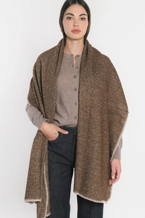 KOOKAÏ ÉCHARPE AMANDA Marron Fashion