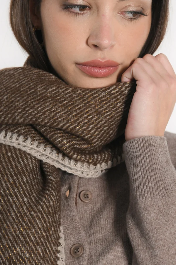 KOOKAÏ ÉCHARPE AMANDA Marron Fashion