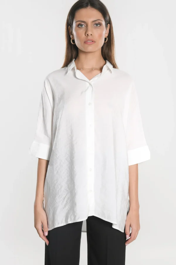 KOOKAÏ CHEMISE OVERSIZE LILOU OFF WHITE Offwhite Online