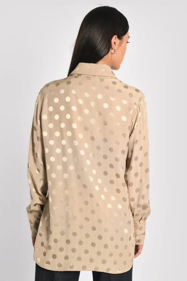 KOOKAÏ CHEMISE OVERSIZED POIS BELLA Champagne Online