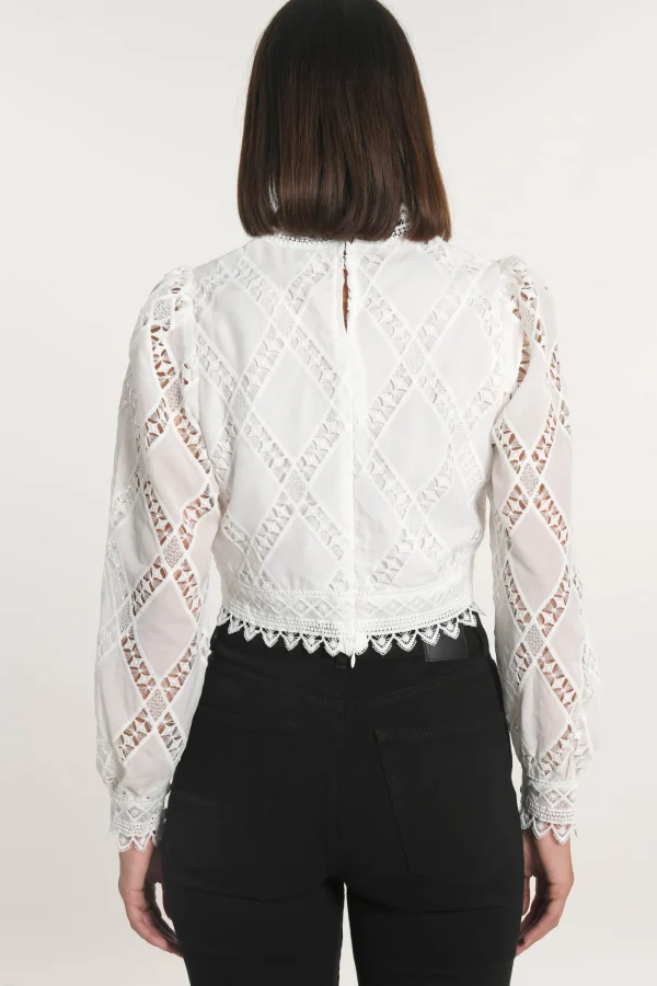 KOOKAÏ CHEMISIER BLOUSE KELLY Blanc New