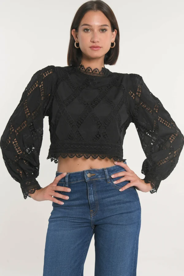 KOOKAÏ CHEMISIER BLOUSE KELLY Noir Cheap