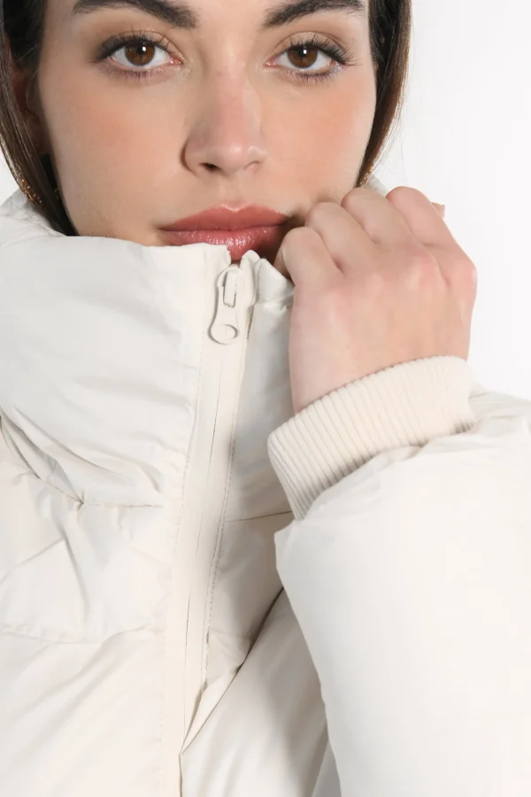 KOOKAÏ DOUDOUNE COURTE KAREN Ecru Outlet