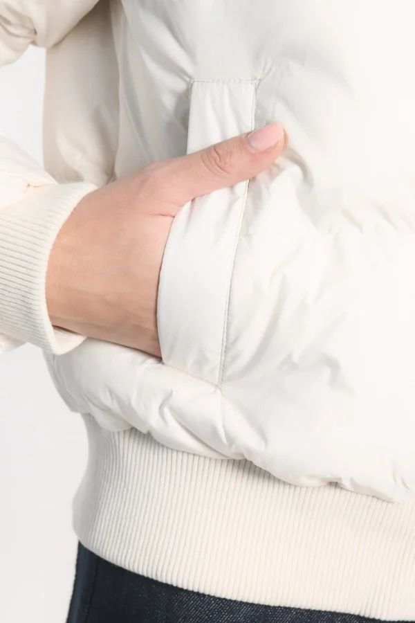 KOOKAÏ DOUDOUNE COURTE KAREN Ecru Outlet