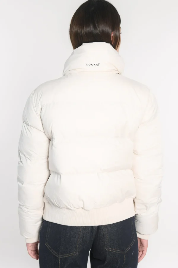 KOOKAÏ DOUDOUNE COURTE KAREN Ecru Outlet
