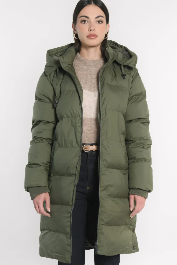 KOOKAÏ DOUDOUNE LONGUE VIRANY Kaki Hot