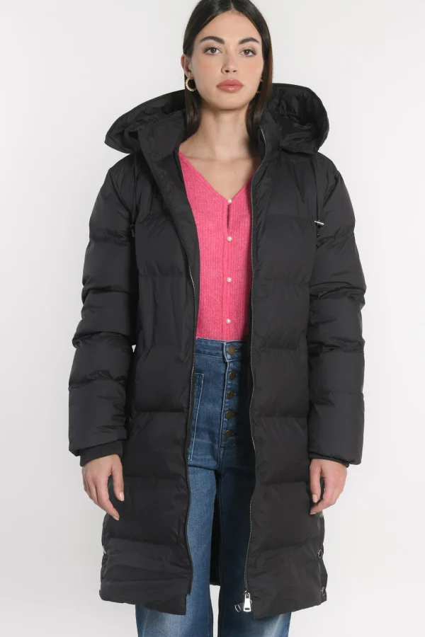 KOOKAÏ DOUDOUNE LONGUE VIRANY Noir Fashion