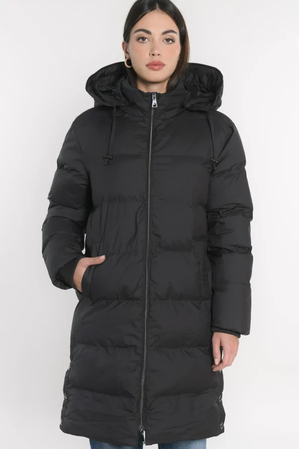KOOKAÏ DOUDOUNE LONGUE VIRANY Noir Fashion