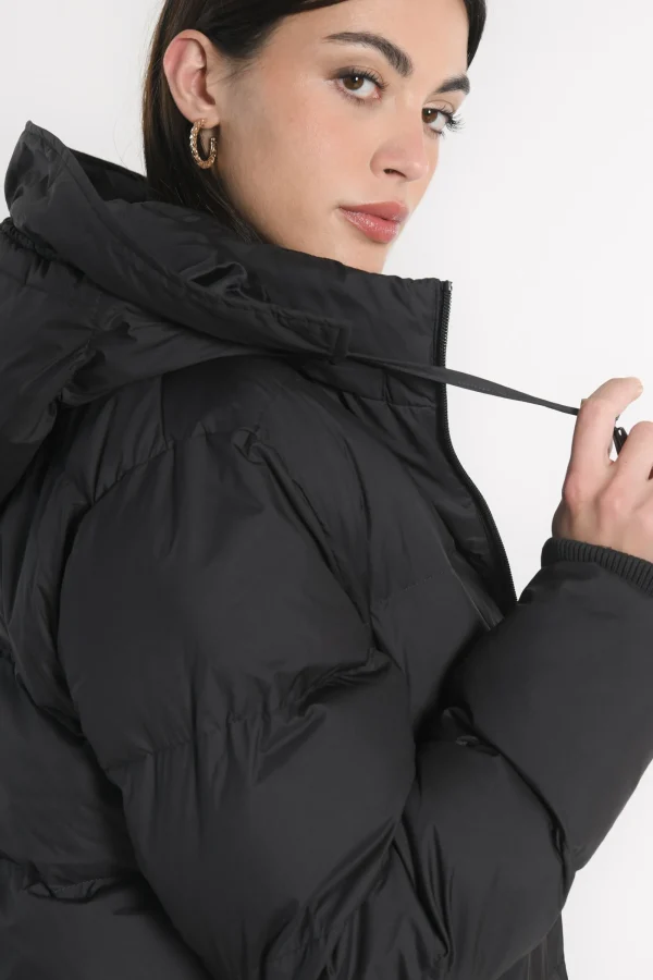 KOOKAÏ DOUDOUNE LONGUE VIRANY Noir Fashion