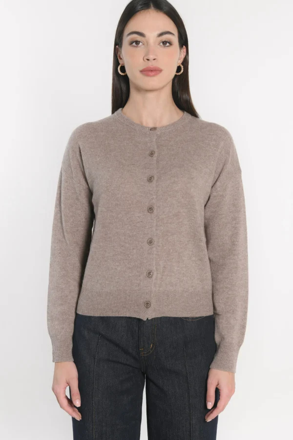 KOOKAÏ GILET ANITA BEIGE CHINÉ Beigechine Best Sale