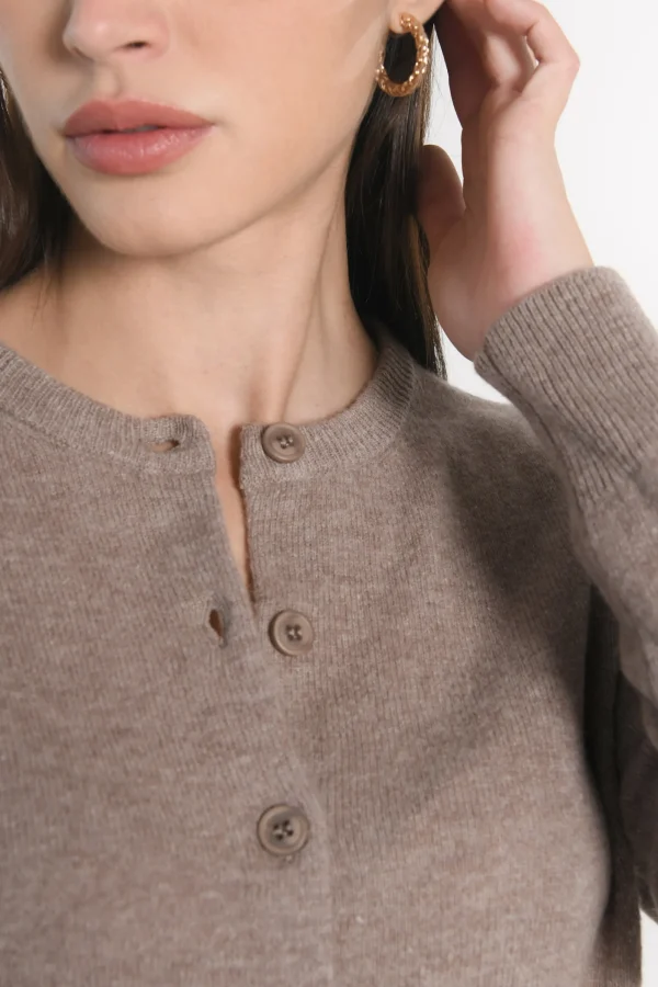 KOOKAÏ GILET ANITA BEIGE CHINÉ Beigechine Best Sale