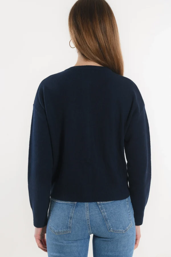 KOOKAÏ GILET ANITA Navy Flash Sale