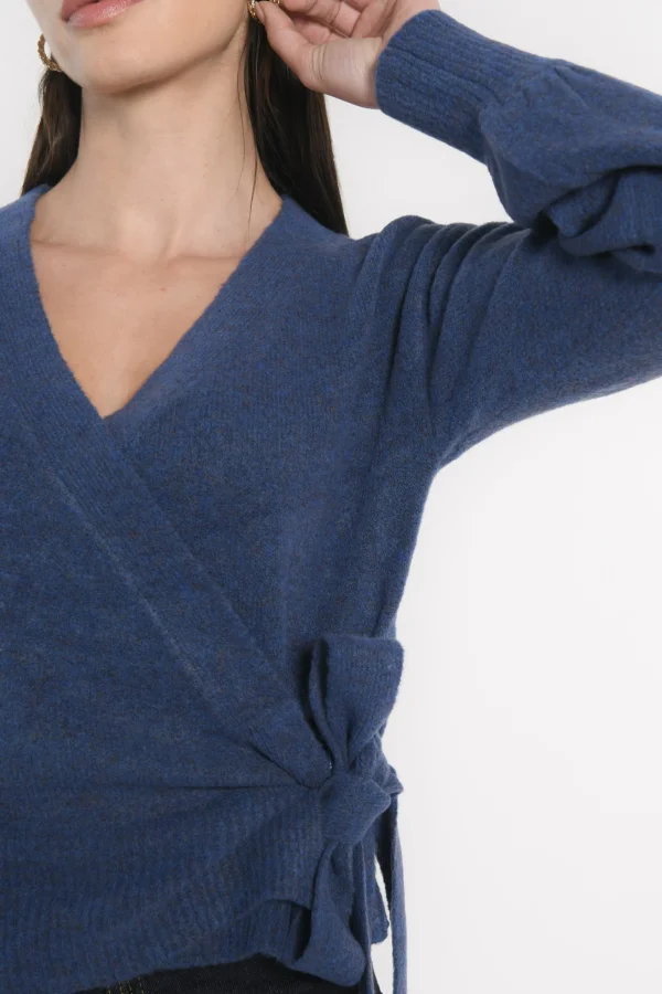 KOOKAÏ GILET CACHE COEUR CONNIE Cobalt Flash Sale