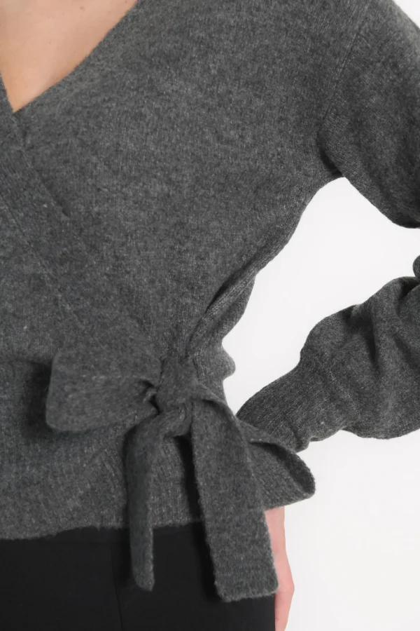 KOOKAÏ GILET CACHE COEUR CONNIE Anthracite Hot