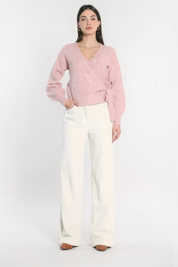 KOOKAÏ GILET CACHE COEUR CONNIE Rose Store