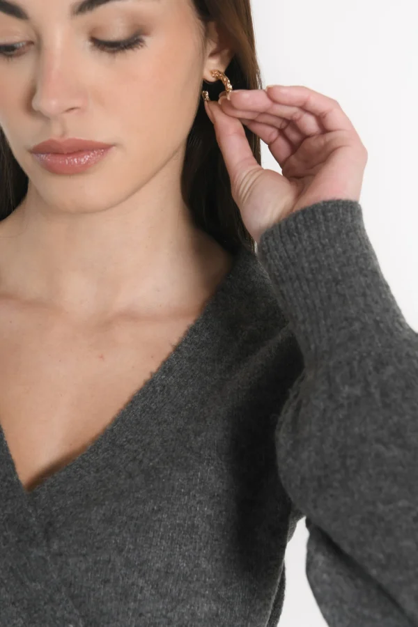 KOOKAÏ GILET CACHE COEUR CONNIE Anthracite Hot