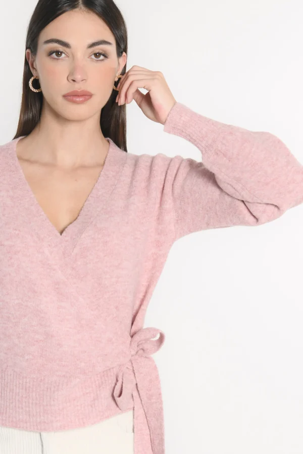 KOOKAÏ GILET CACHE COEUR CONNIE Rose Store