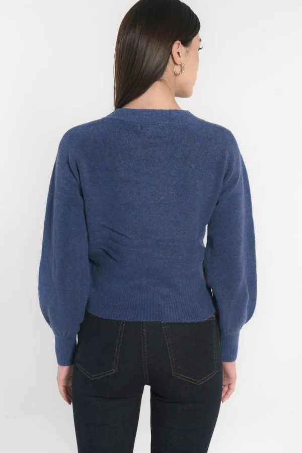 KOOKAÏ GILET CACHE COEUR CONNIE Cobalt Flash Sale