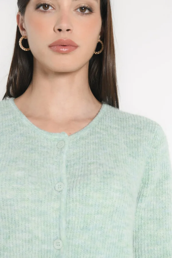 KOOKAÏ GILET DANNA VERT AMANDE Vertamande Online