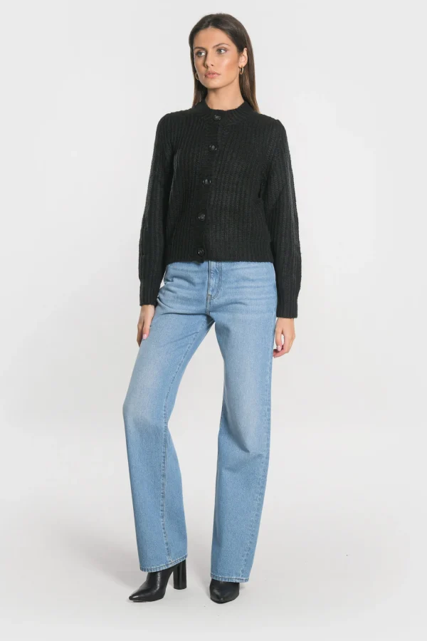 KOOKAÏ GILET LANA Noir Cheap