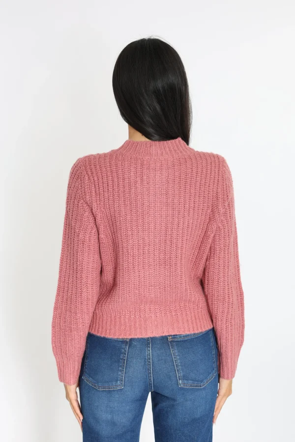 KOOKAÏ GILET LANA VIEUX ROSE Vieuxrose Discount