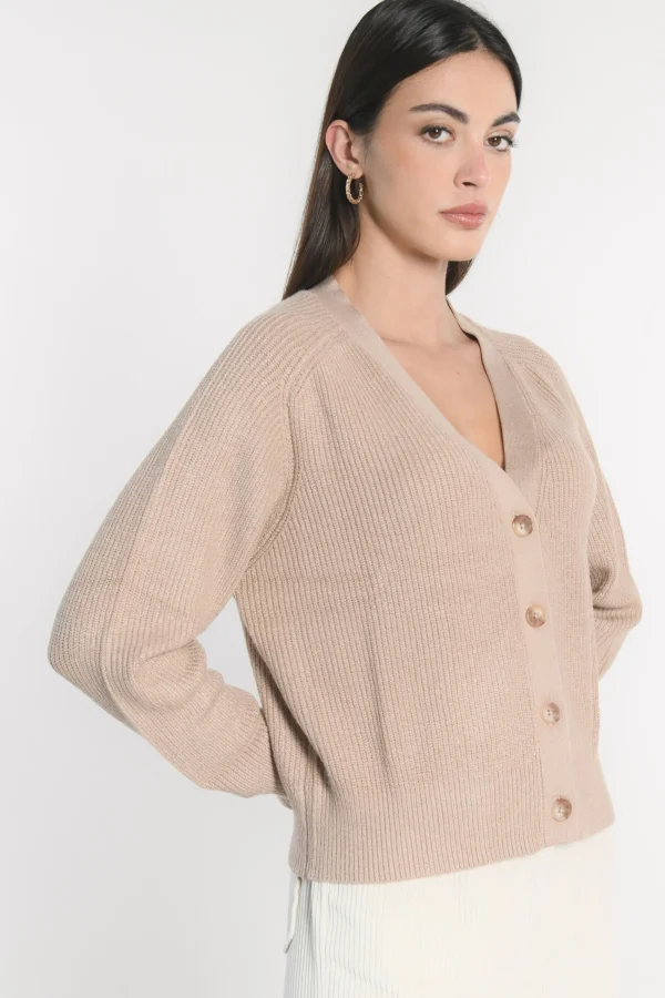 KOOKAÏ GILET LOU Camel Flash Sale