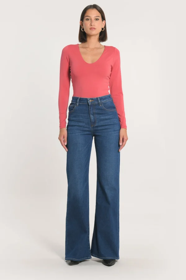 KOOKAÏ JEAN FLARE ANGELE DOUBLE STONE Doublestone Hot