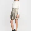 KOOKAÏ JUPE COURTE HENNA Beige Best Sale