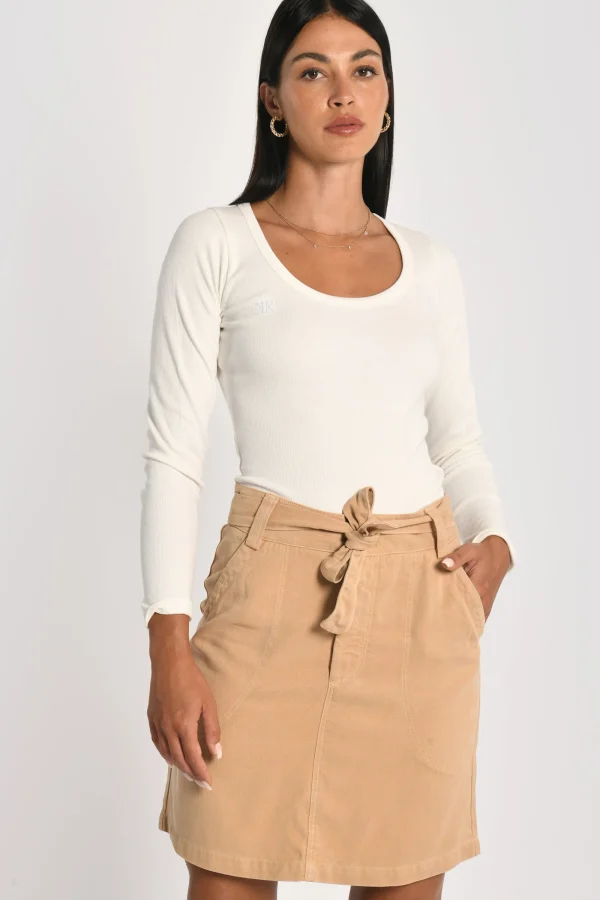 KOOKAÏ JUPE COURTE SUN Beige Best