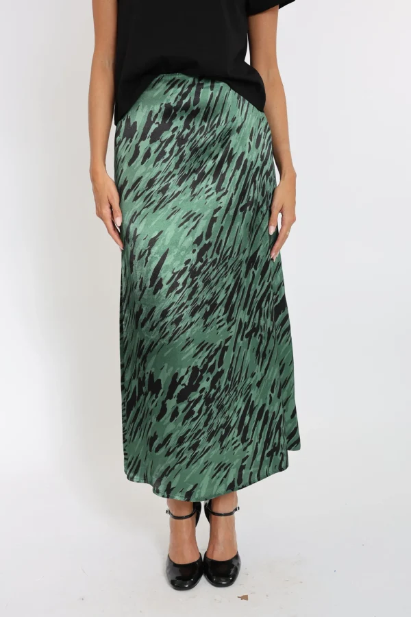 KOOKAÏ JUPE NESSA Noir/vert Cheap