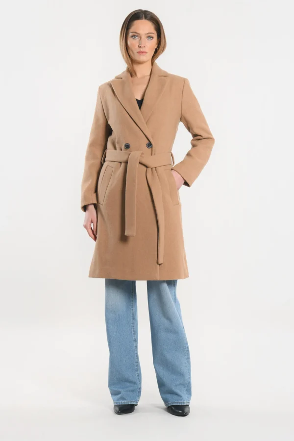 KOOKAÏ MANTEAU - CATHY - Camel Cheap