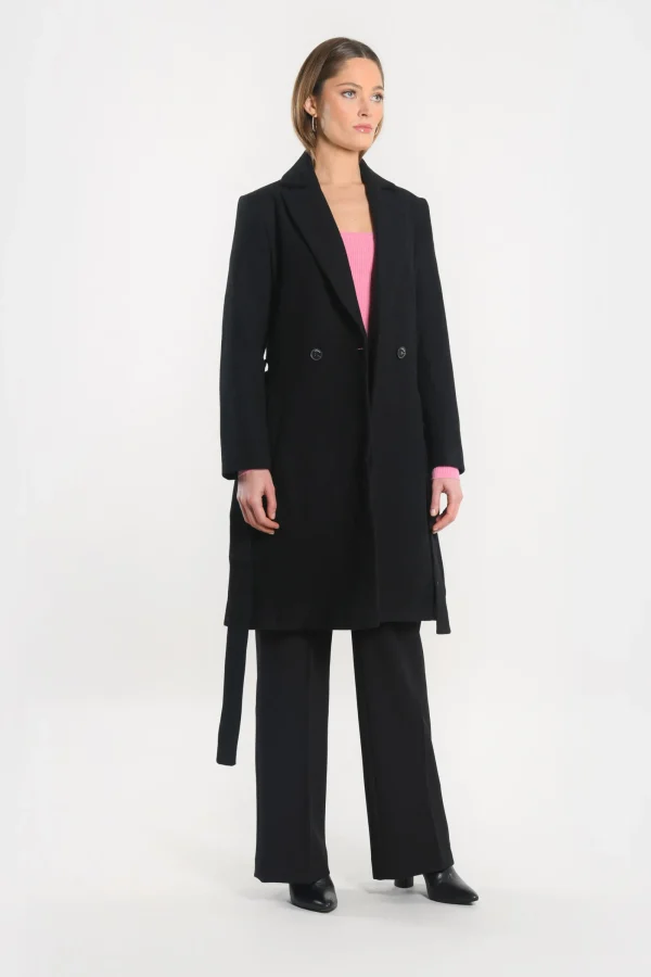 KOOKAÏ MANTEAU - CATHY - Noir Best Sale
