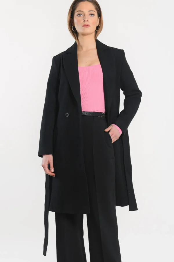KOOKAÏ MANTEAU - CATHY - Noir Best Sale