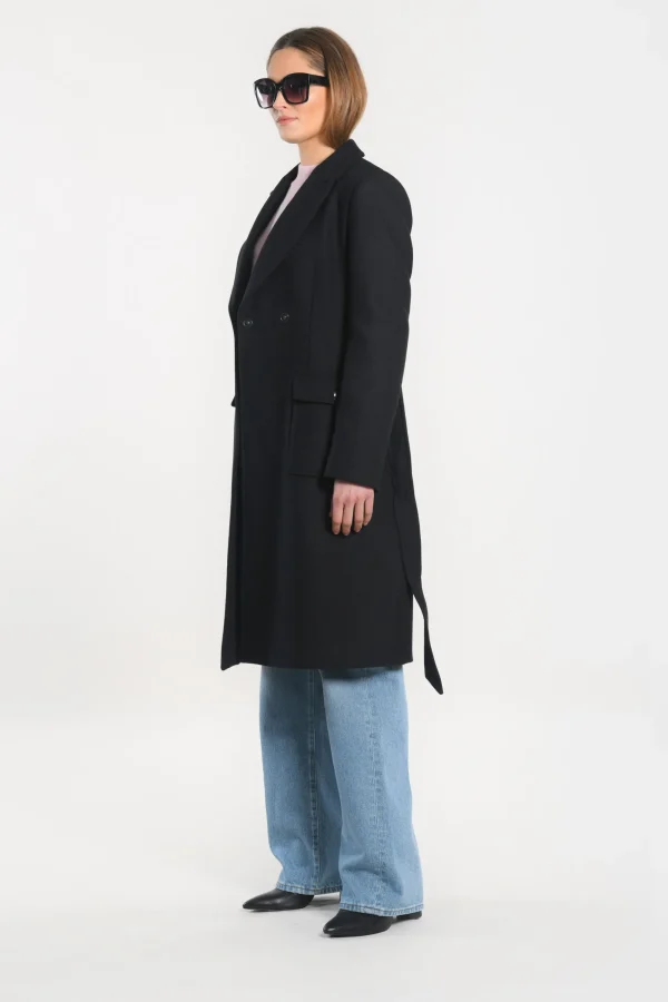 KOOKAÏ MANTEAU LONG - NAEL - Noir Store