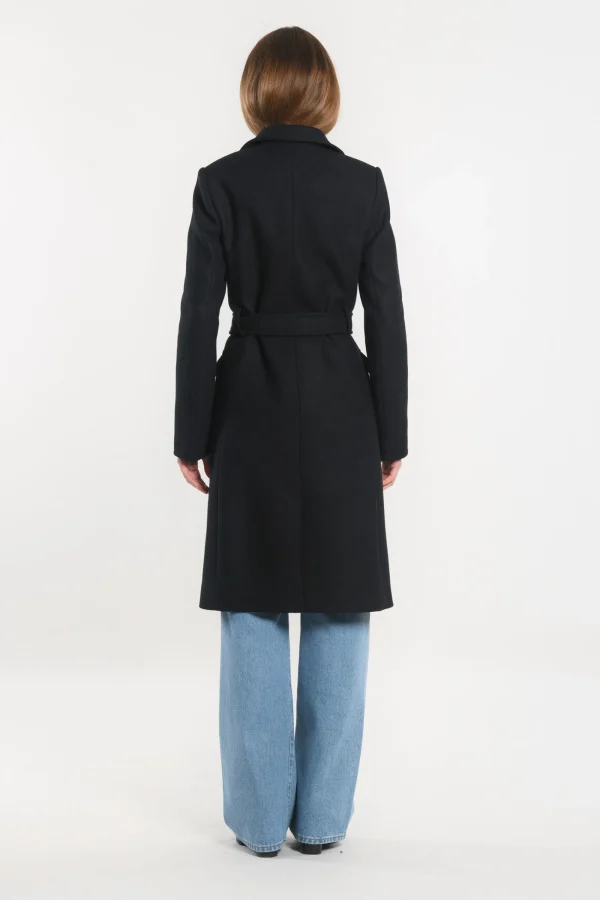 KOOKAÏ MANTEAU LONG - NAEL - Noir Store