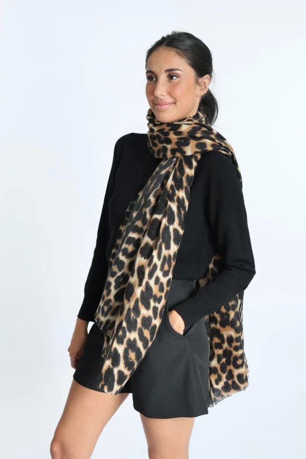 KOOKAÏ MIDTOWN ECHARPE Camel Fashion