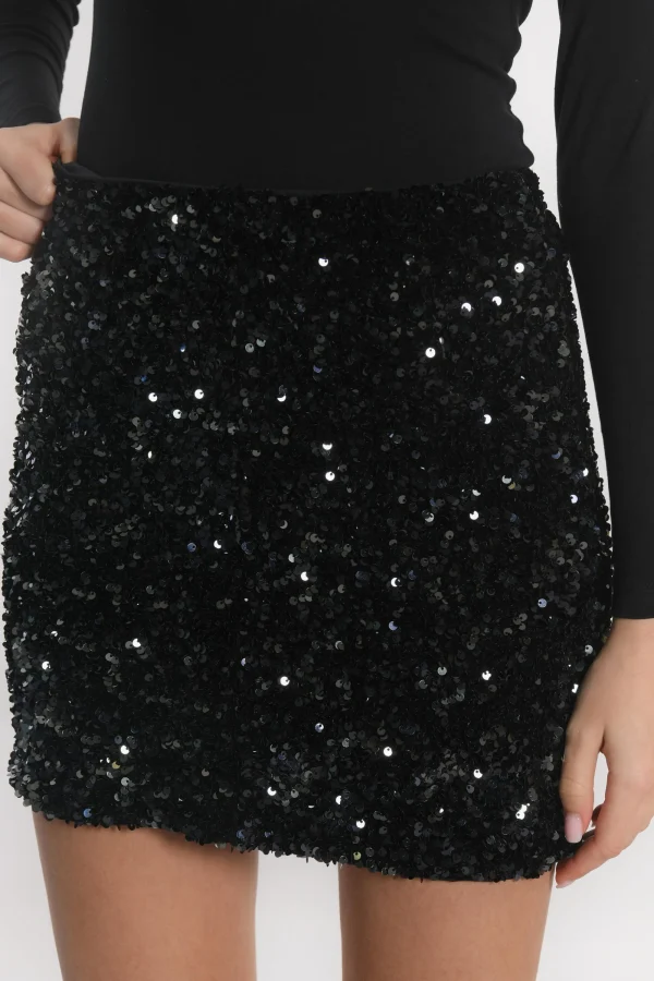 KOOKAÏ MINI JUPE - TINA - Noir Sale