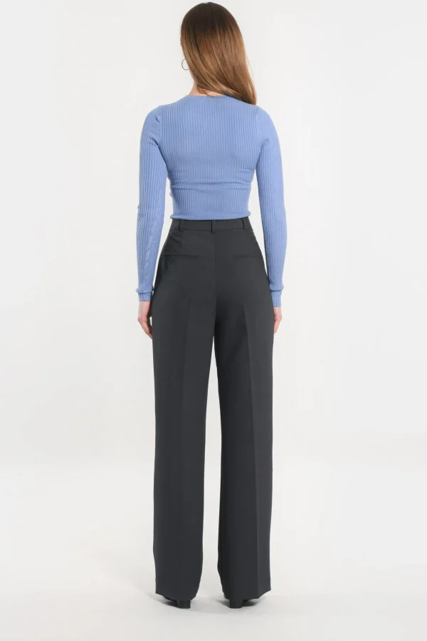 KOOKAÏ PANTALON - BRITNEY - Gris Fashion