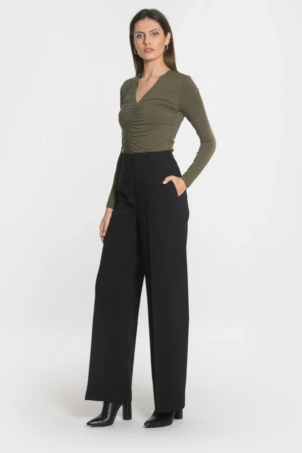 KOOKAÏ PANTALON BRITNEY Noir Discount