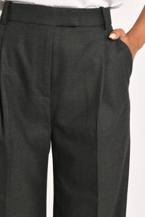 KOOKAÏ PANTALON LARGE SHEILA GRIS FONCÉ Grisfonce Cheap