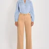 KOOKAÏ PANTALON LARGE TENCEL SUN Beige Hot