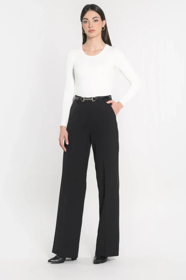 KOOKAÏ PANTALON TAILLE BASSE MATHILDA Noir Clearance