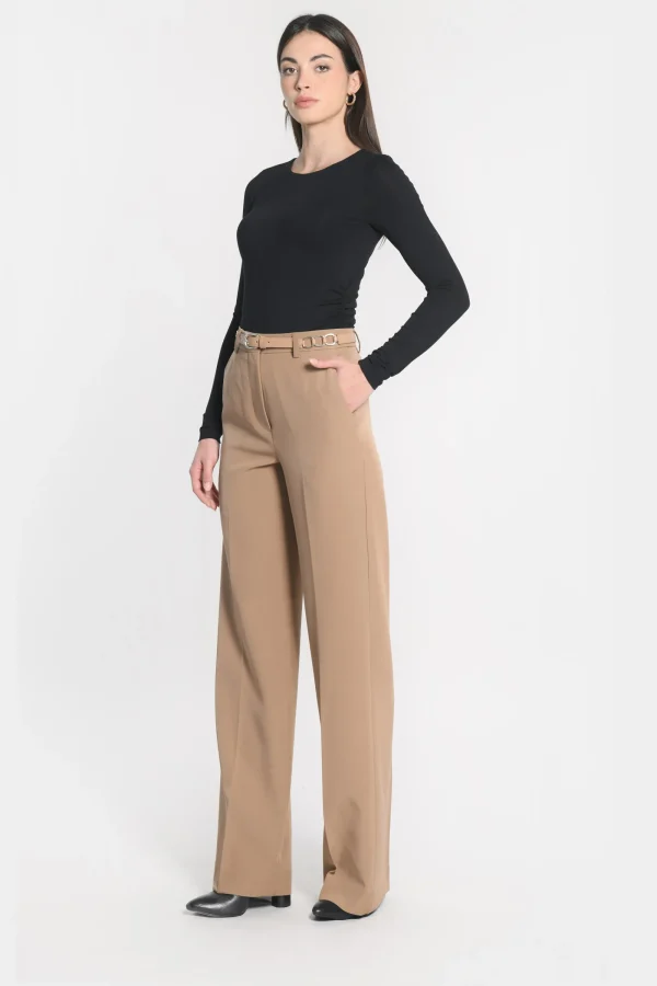 KOOKAÏ PANTALON TAILLE HAUTE MATHILDA Macchiato Fashion