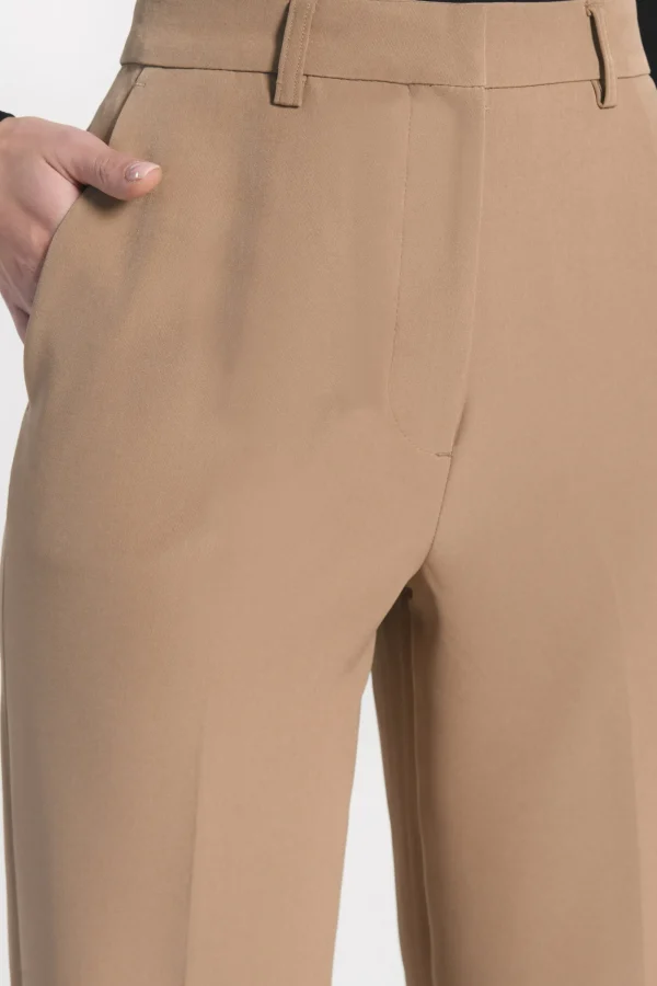 KOOKAÏ PANTALON TAILLE HAUTE MATHILDA Macchiato Fashion