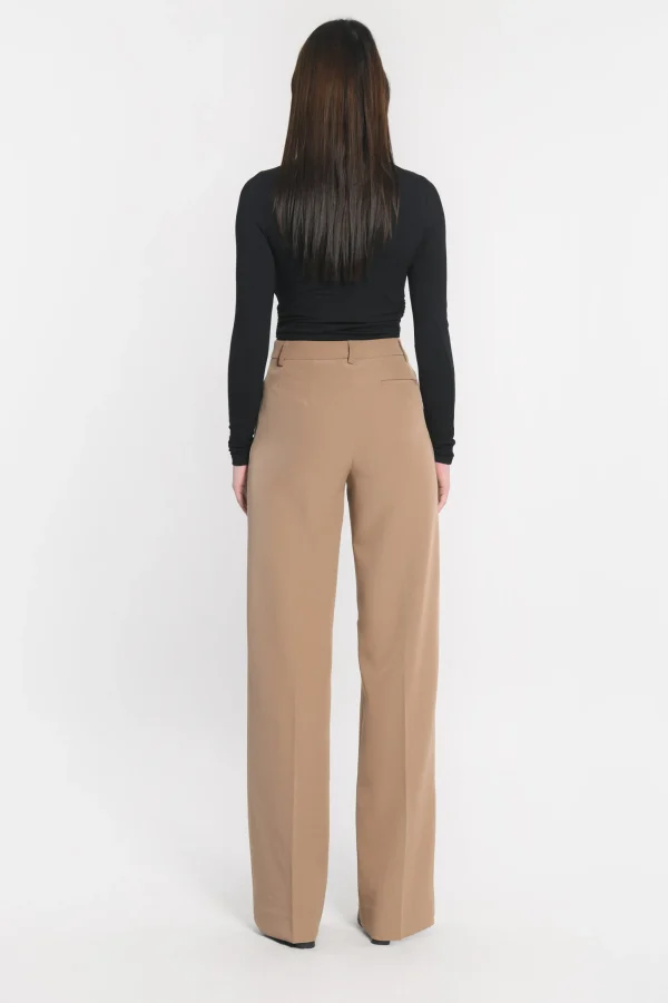 KOOKAÏ PANTALON TAILLE HAUTE MATHILDA Macchiato Fashion
